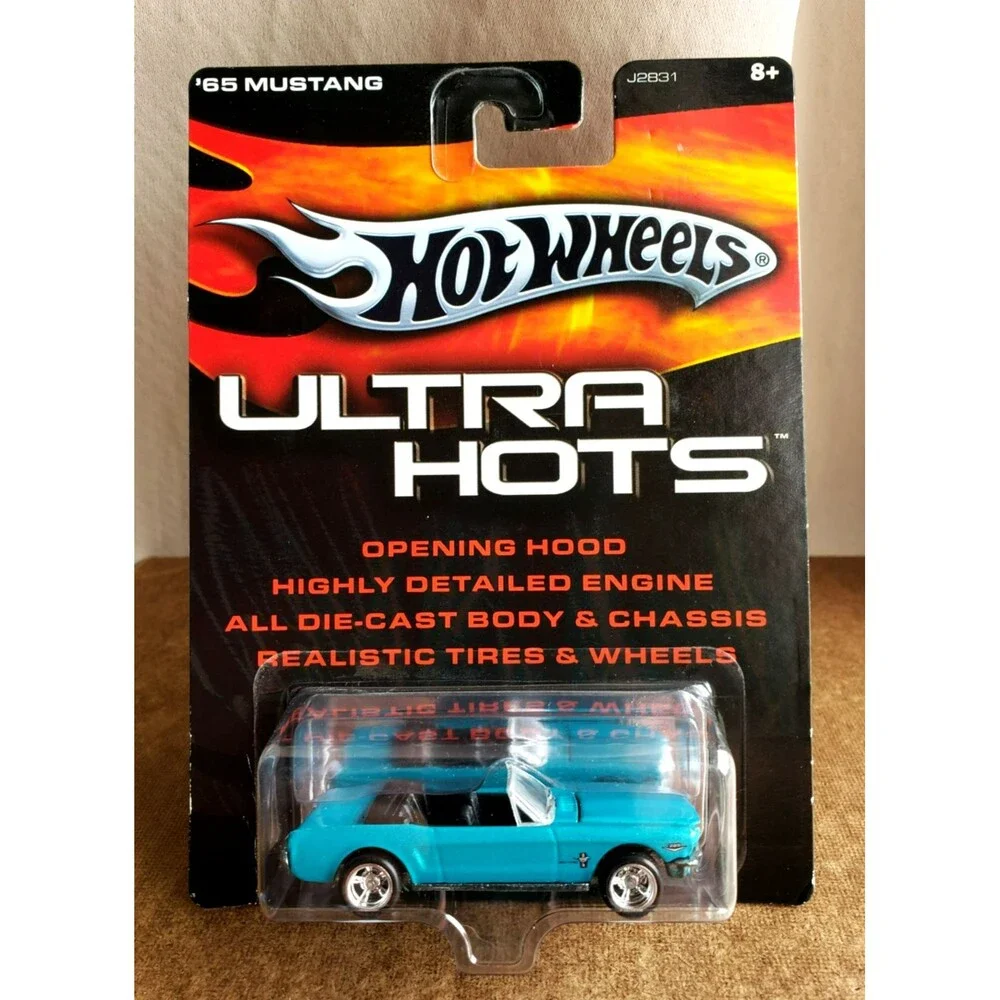 2006 Hot Wheels '65 MUSTANG FORD Teal ULTRA HOTS SERIES REAL RIDERS! 1:64 J2831